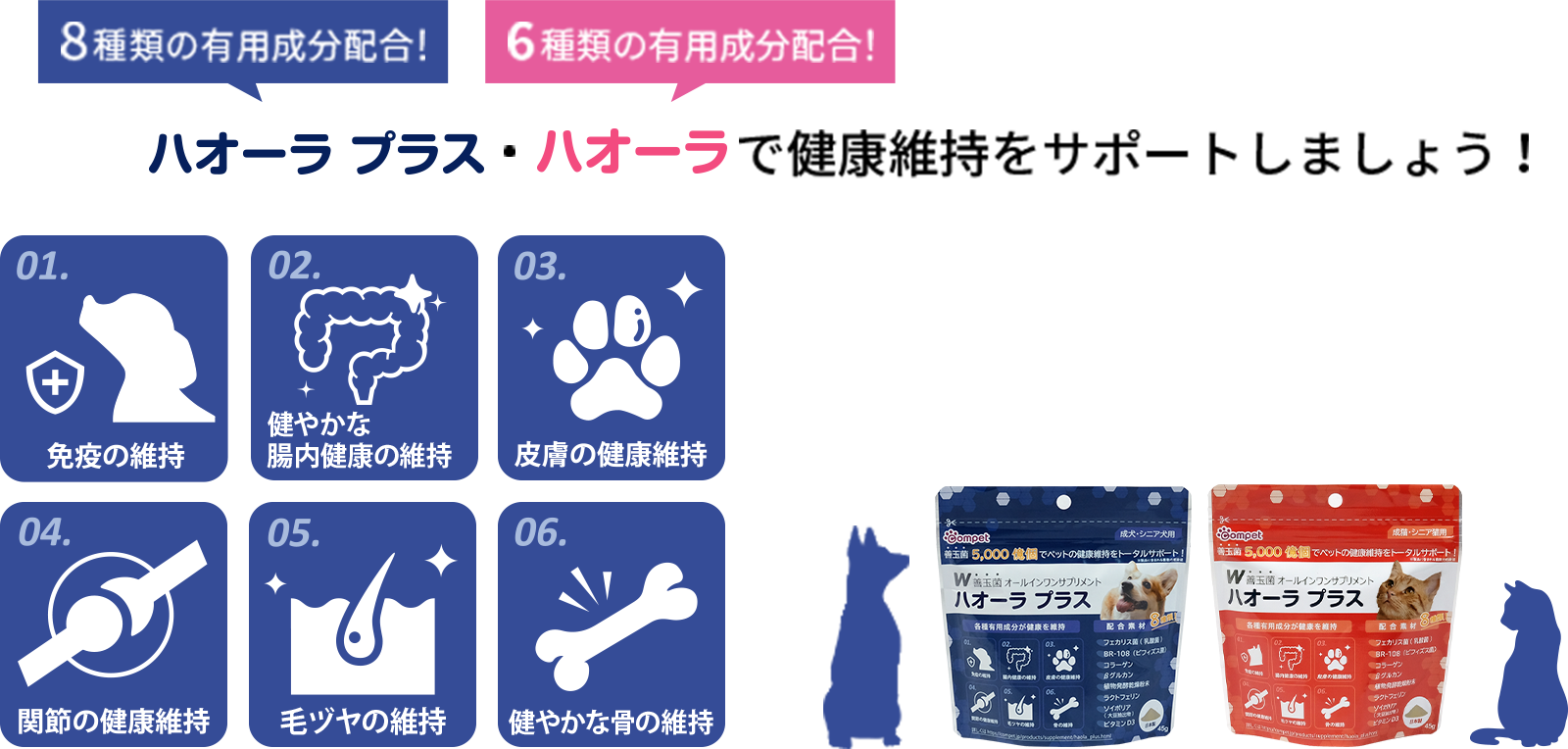 ハオーラプラス・ハオーラで健康維持をサポートしましょう！